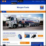 Screen shot of the Morgan Fuels & Lubricants Ltd website.