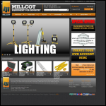 Screen shot of the Millcot Tools website.