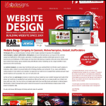 Screen shot of the Sb Designs Uk website.