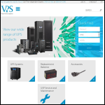 Screen shot of the Value Power Systems Ltd website.