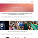Screen shot of the The Theory Ltd website.
