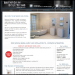 Screen shot of the Bathroom Solutions By M.P.H. Services website.