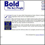 Screen shot of the Bold Transmission Parts Ltd website.