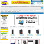 Screen shot of the Stak Trading Computer Services Ltd website.