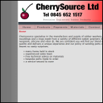 Screen shot of the Cherrysource Ltd website.