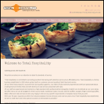 Screen shot of the Total Hospitality Ltd website.