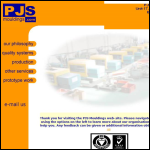 Screen shot of the P J S Mouldings Ltd website.