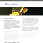 Screen shot of the CIR Electroplating website.