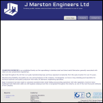 Screen shot of the J Marston Engineers Ltd website.