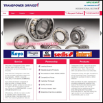 Screen shot of the Transpower Drives Ltd website.