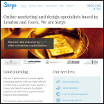 Screen shot of the Surge Digital Ltd website.