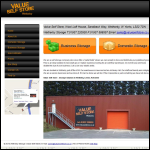 Screen shot of the Value Self Store Ltd website.