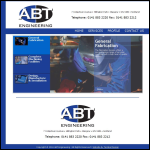 Screen shot of the ABT Engineering Ltd website.