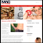 Screen shot of the M.A.C.-rk Precision Engineering Ltd website.