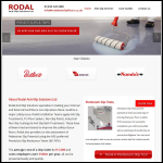 Screen shot of the Rodal Anti Slip Solutions Ltd website.