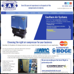 Screen shot of the Southern Air Systems Ltd website.