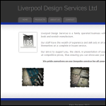 Screen shot of the Liverpool Design Services Ltd website.