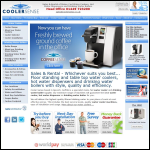 Screen shot of the Cooler Sense Ltd website.