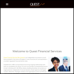 Screen shot of the Quest Financial Services Recruits Ltd website.