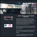 Screen shot of the Bootham Removals & Storage Ltd website.