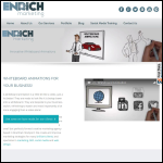 Screen shot of the Enrich Marketing Ltd website.