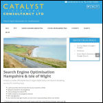 Screen shot of the Catalyst Internet Consultancy Ltd website.