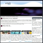 Screen shot of the Vivo Digital Ltd website.