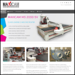 Screen shot of the Maxicam Ltd website.