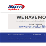 Screen shot of the Access Key & Lock website.