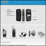 Screen shot of the S T S Communications Ltd website.