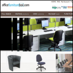 Screen shot of the Office Furniture Box website.