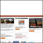 Screen shot of the Jumbo Design Solutions website.