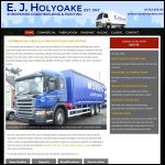 Screen shot of the Holyoake Ej website.