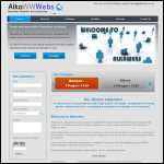 Screen shot of the Alkawebs Ltd website.