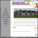 Screen shot of the Amertec Building Products Ltd website.