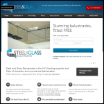 Screen shot of the Steel and Glass Balustrades website.