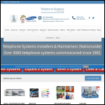 Screen shot of the Telephone Systems Direct website.