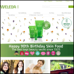 Screen shot of the Weleda (UK) Ltd website.