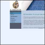 Screen shot of the R2 Fabrication website.