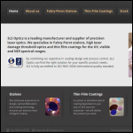 Screen shot of the S L S Optics Ltd website.