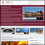 Screen shot of the AMCA Draughting Services website.