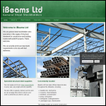 Screen shot of the Ibeams Ltd website.