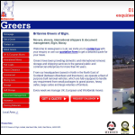 Screen shot of the Greers of Elgin Ltd website.