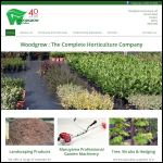 Screen shot of the Woodgrow Horticulture Ltd website.