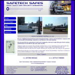 Screen shot of the Safetech (Safe Vault & Security Engineers) website.