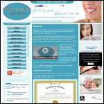 Screen shot of the Markham Associates Dental Practice website.