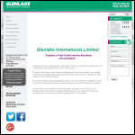 Screen shot of the Glenlake International Ltd website.