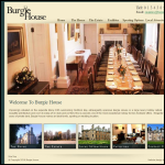 Screen shot of the Burgie House website.