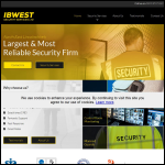 Screen shot of the Ibwest Security Services website.