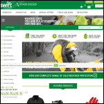 Screen shot of the Swift Industrial Supplies website.